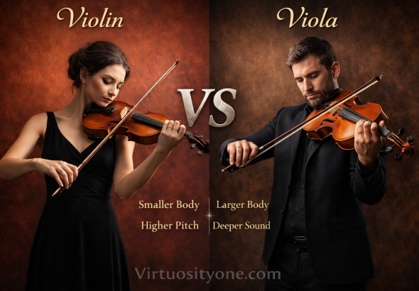 violin vs viola