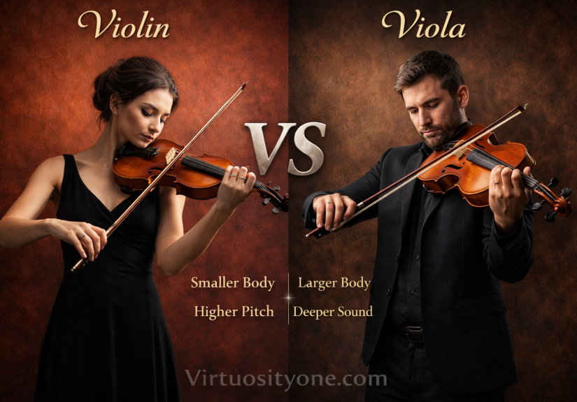violin vs viola